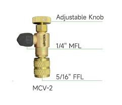 Wipcool Elzárócsap MCV-2 1/4" - 5/16" csatlakozásokkal